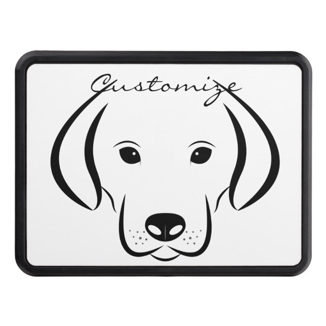 Cute Puppy FaceThunder_Cove Hitch Cover (Front)
