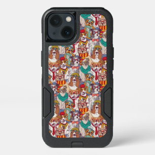 Cute Puppy Fashion Pattern iPhone 13 Case