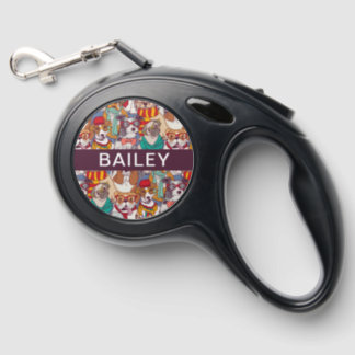 Cute Puppy Fashion Pattern Retractable Pet Leash