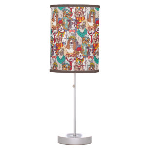 Cute Puppy Fashion Pattern Table Lamp