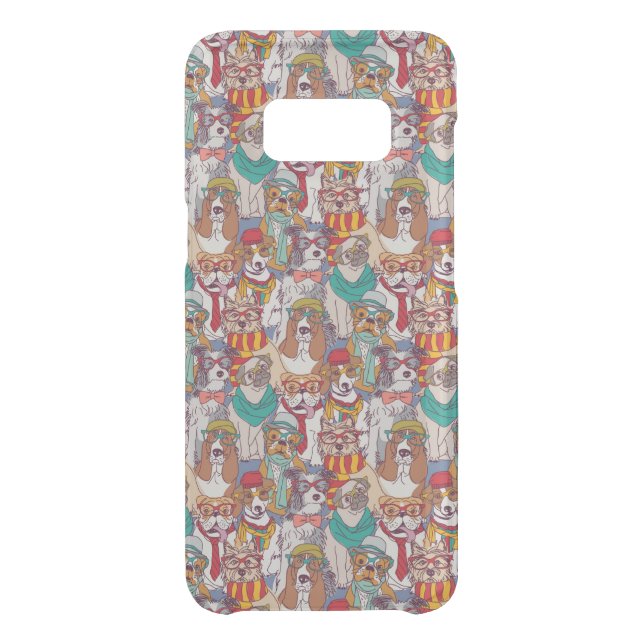 Cute Puppy Fashion Pattern Uncommon Samsung Galaxy Case (Back)