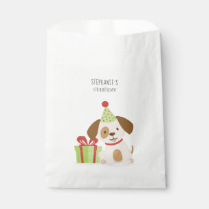 Cute Puppy Favor Bag