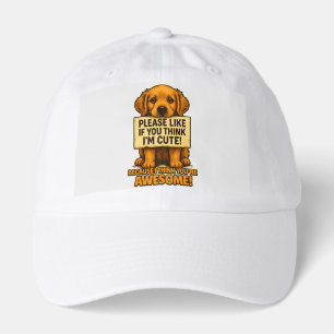 Cute Puppy, Funny Dog Lover Quote Hat