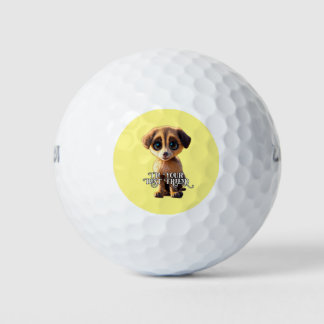 Cute puppy Golf Bols  Balls