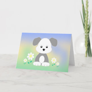 Cute Puppy Greeting card