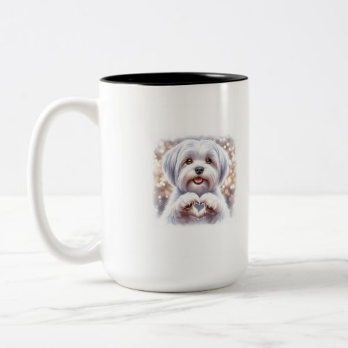 Cute Puppy Heart Mug