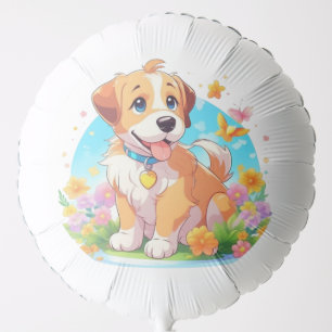 Cute Puppy Helium Balloon