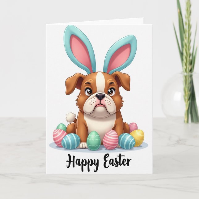 Cute Puppy Holiday Card (Front)