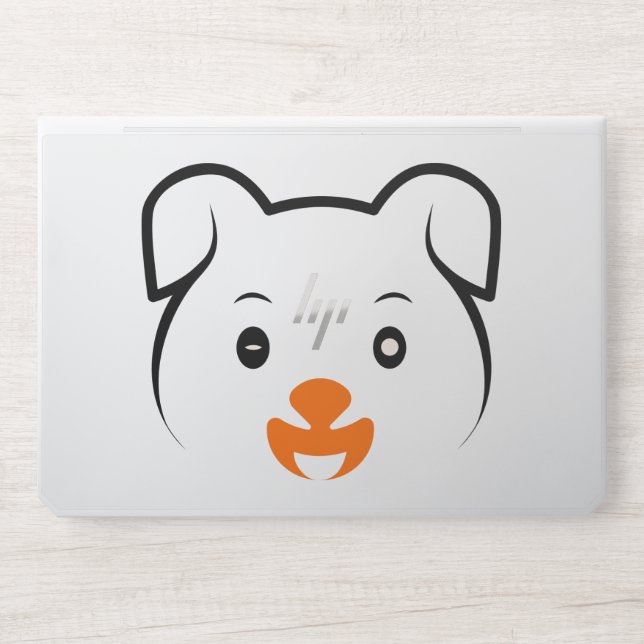 Cute Puppy HP Laptop Skin (Front)
