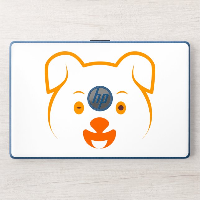 Cute Puppy HP Laptop Skin (Front)