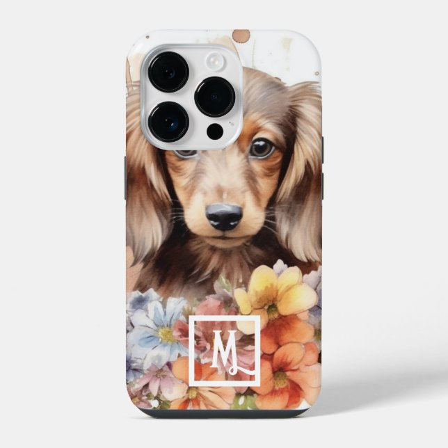Cute Puppy Iphone Case (Back)