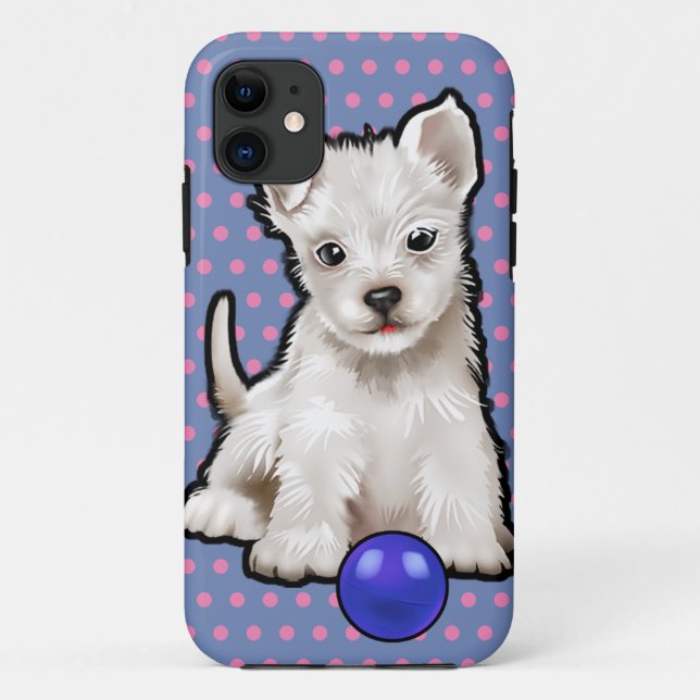 CUTE PUPPY iPhone SE + iPhone 5/5S case (Back)