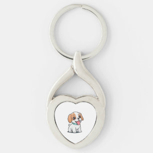 Cute Puppy Keychain
