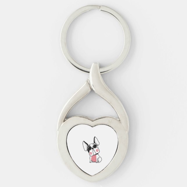 cute puppy keychain (Front)