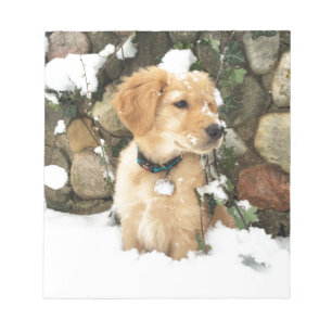 Cute Puppy lab retriever  Notepad