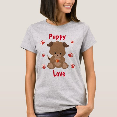 Cute Puppy Love  Dog_Gone T_Shirt