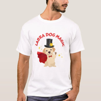 Cute Puppy Magician Art T-Shirt