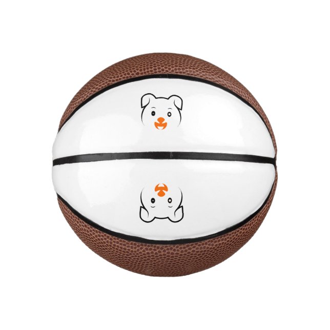 Cute Puppy Mini Basketball (Front)
