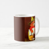 cute puppy paperboy coffee mug (Front Right)