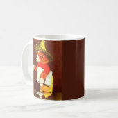 cute puppy paperboy coffee mug (Front Left)