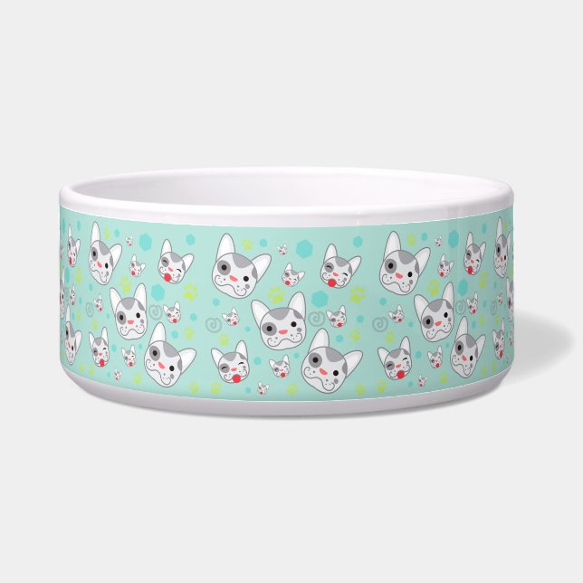Cute Puppy Pattern Bowl (Front)