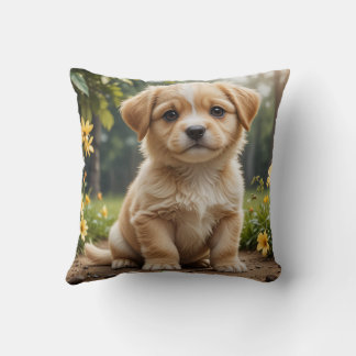 Cute puppy pillow cushion