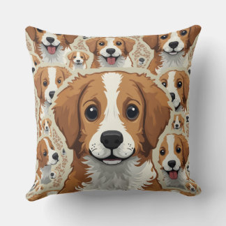 cute puppy pillow cushion