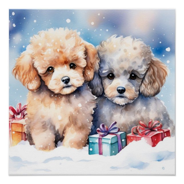 Cute puppy poster (Front)