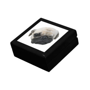 Cute Puppy Pug Dog Friend ... かわいい 子犬 Jewelry Box