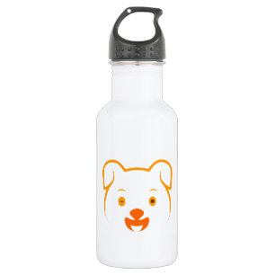 Cute Puppy Stainless Steel Water Bottle