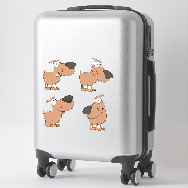 Cute Puppy Sticker (Suitcase)