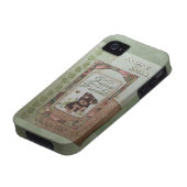 Cute puppy tan/green Case-Mate iPhone case (Bottom)
