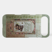 Cute puppy tan/green Case-Mate iPhone case (Back (Horizontal))