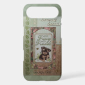 Cute puppy tan/green Case-Mate iPhone case (Back)