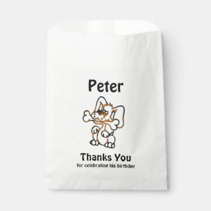 Cute Puppy Thank you Favor Bag