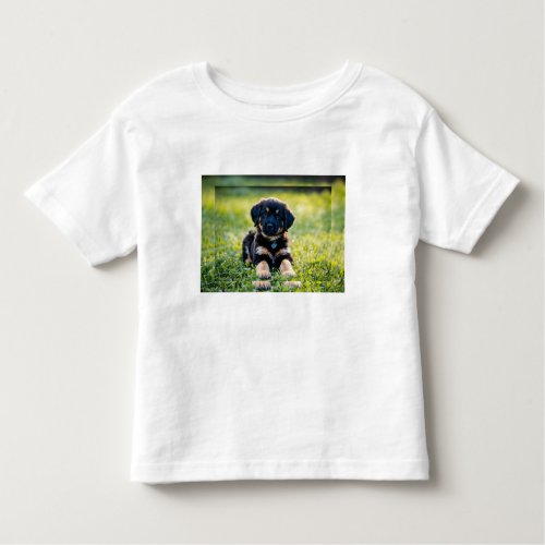 Cute Puppy Toddler T_shirt