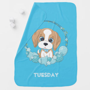Cute Puppy Tuesday  Baby Blanket