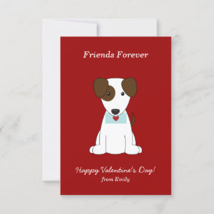 Cute Puppy Valentines Invitation