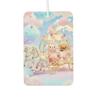 Cute Puppy Wedding Fairytale Carriage Air Freshener