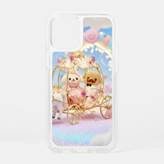 Cute Puppy Wedding Fairytale Carriage Speck iPhone 12 Mini Case