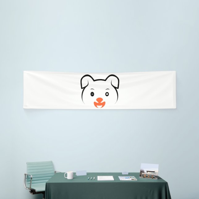 Cute Puppy Wink Banner (Tradeshow)