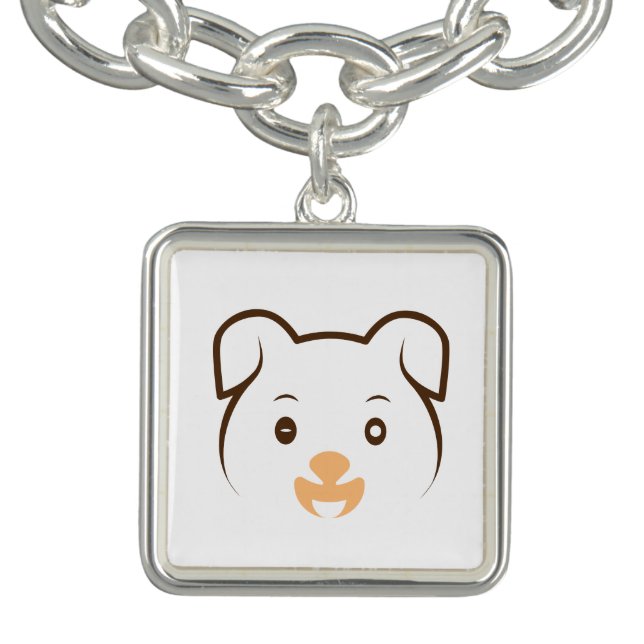 Cute Puppy Wink Bracelet (Design)