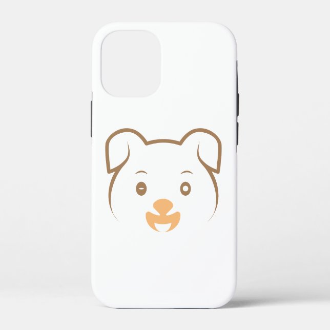 Cute Puppy Wink Case-Mate iPhone Case (Back)
