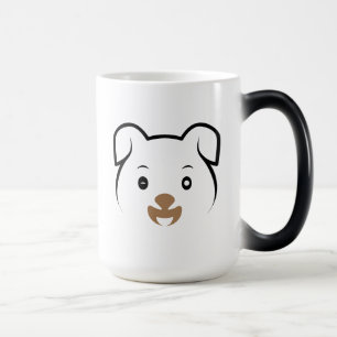 Cute Puppy Wink Color Morph Mug