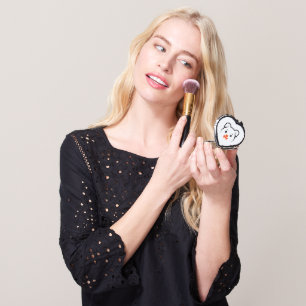 Cute Puppy Wink Compact Mirror