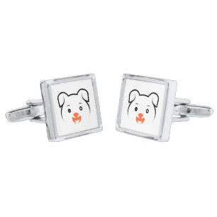 Cute Puppy Wink Cufflinks