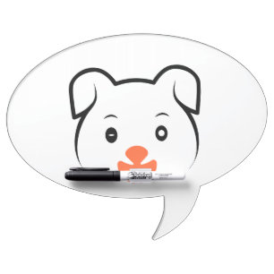 Cute Puppy Wink Dry Erase Board