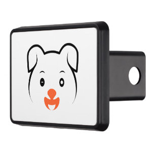 Cute Puppy Wink Hitch Cover