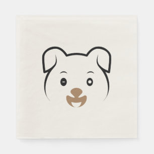 Cute Puppy Wink Napkins