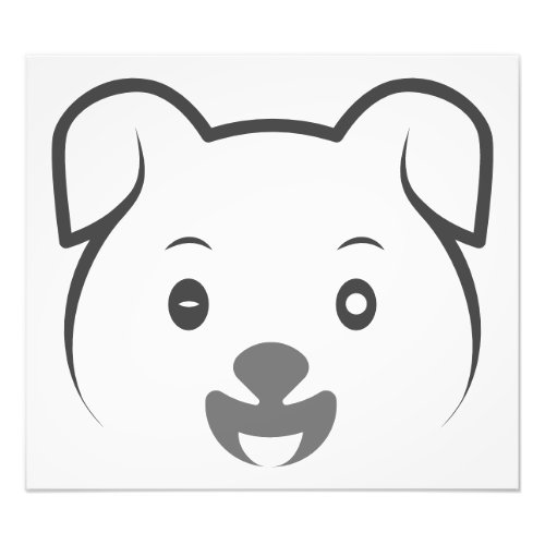 Cute Puppy Wink Photo Print